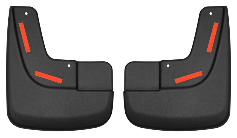 Ford F-150 Mud Guards - Front - Husky Liners - Custom-Molded - Black - `17-`18